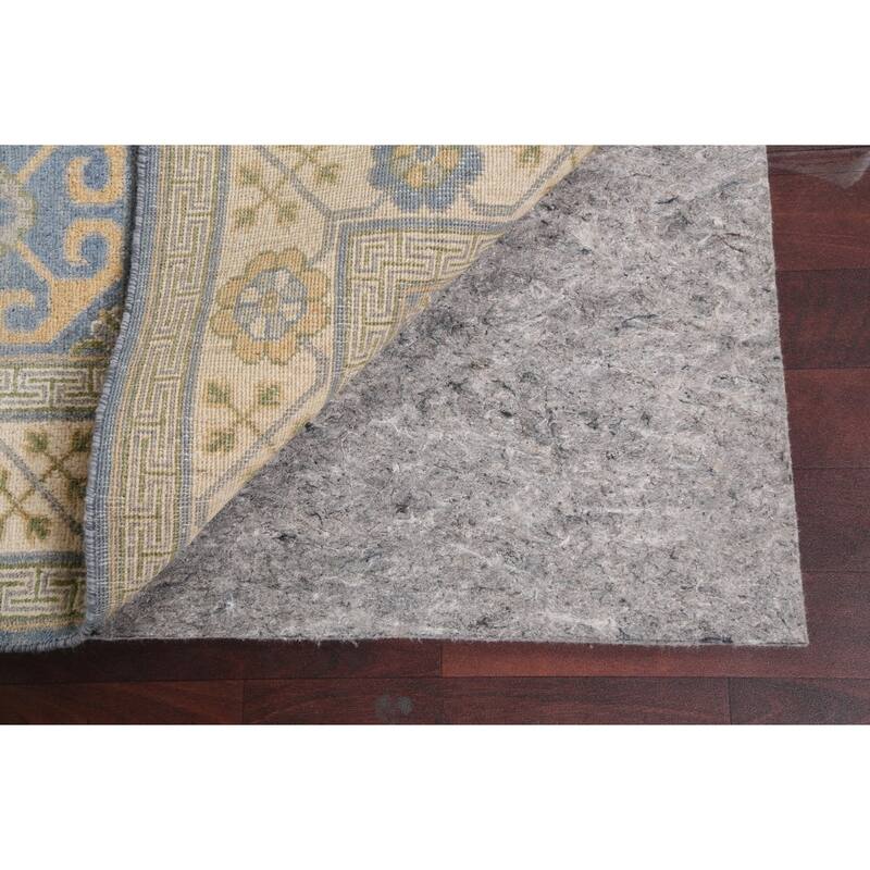 Vegetable Dye Khotan Oriental Wool Area Rug Hand-knotted Foyer Carpet - 4'5" x 6'11"