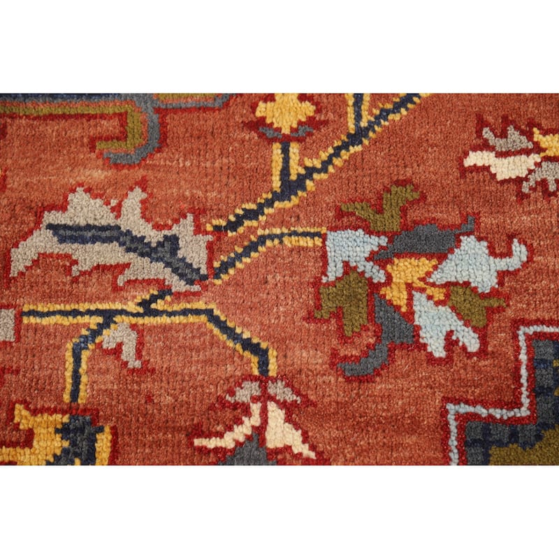 Animals Pictorial Ziegler Indian Area Rug Handmade Wool Carpet - 8'0" x 9'11"