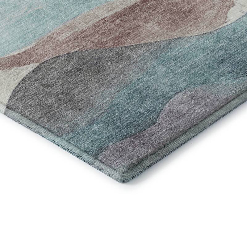 Premium Washable Super Soft Modern Waves Mayfield Rug