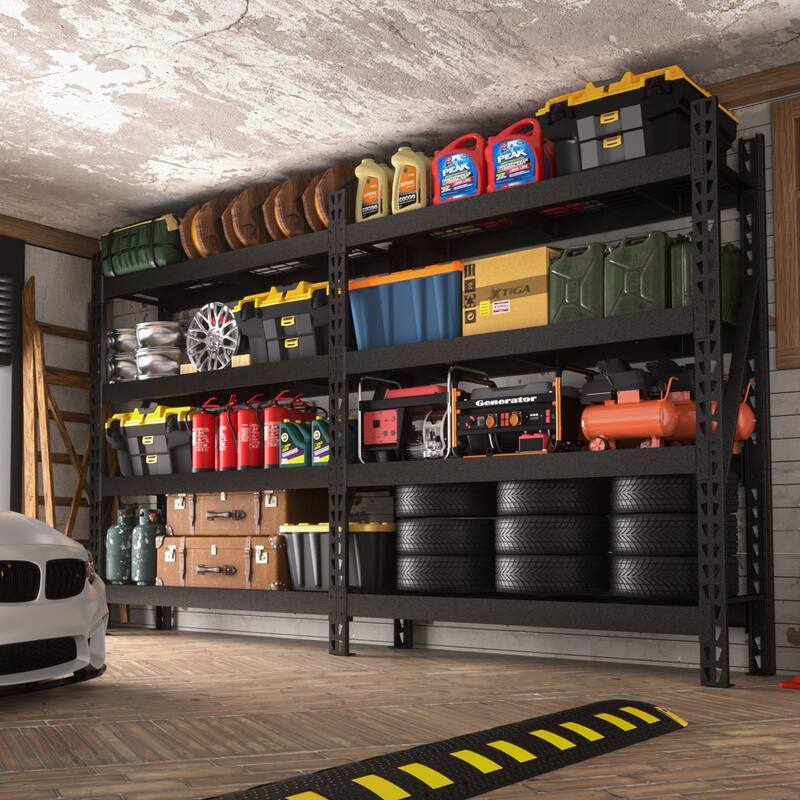 VEIKOUS Heavy Duty Metal Shelving Unit, 9000LBS Capacity, Adjustable Garage Storage Shelves for Pantry & Garage Organization