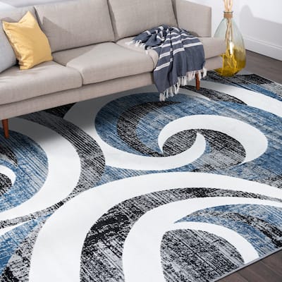 Wyman Modern & Contemporary Abstract Indoor Area Rug
