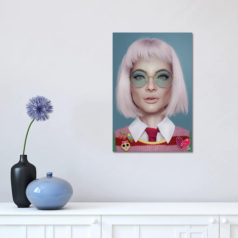 iCanvas "Looking for the Weekend" by Giulio Rossi Canvas Print - 18x12x1.5
