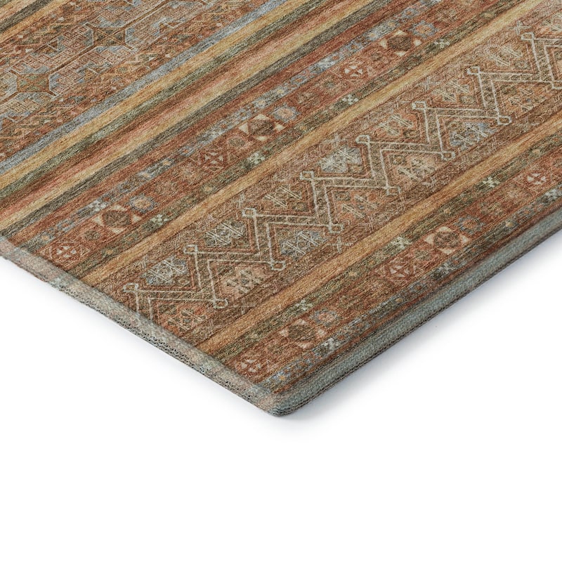 Premium Washable Super Soft Boho Stripes Mayfield Rug