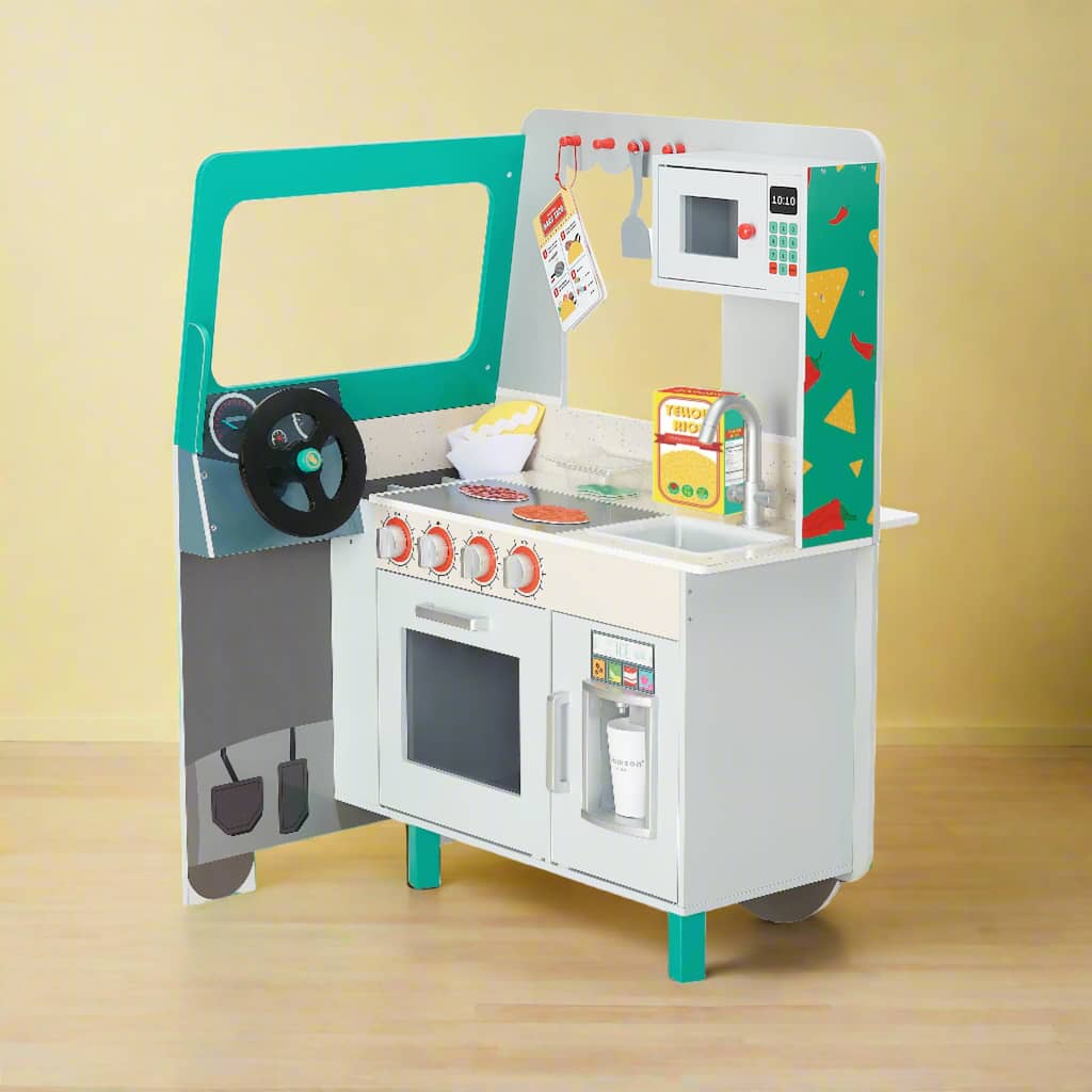 Teamson Kids My Little Helper Kids Play Taco Truck Playset