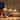 LALUZ Modern Gold 3-Light Chandelier Seeded Glass Pendant for Kitchen Island Dining Room