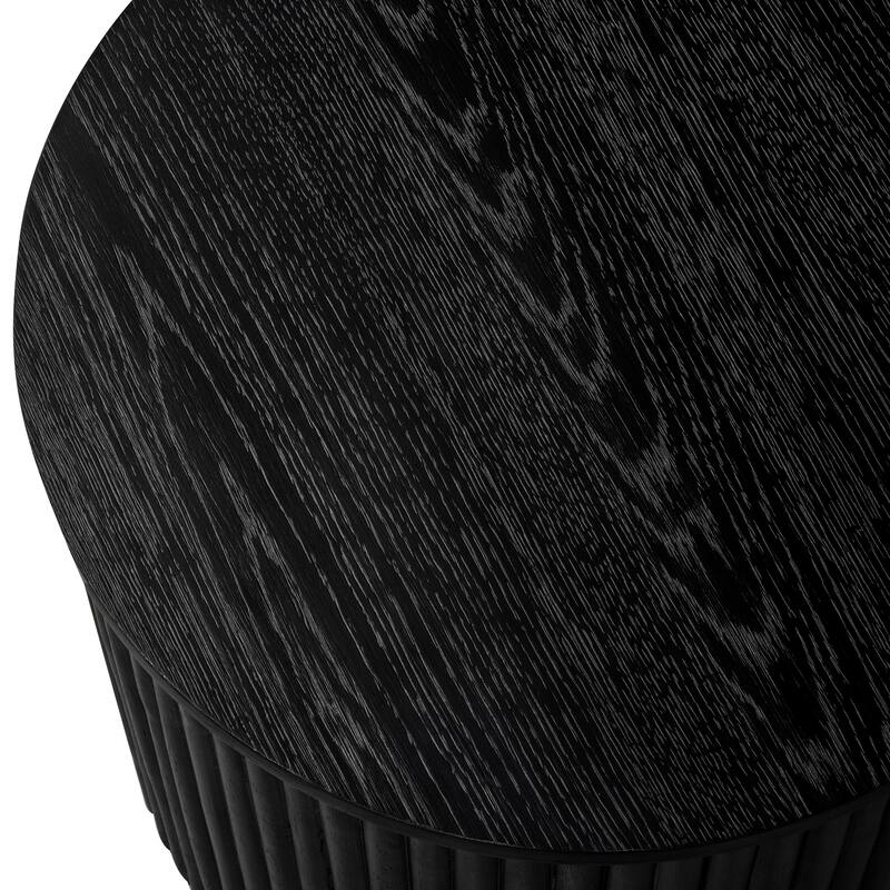 Maven Lane Dallas Round Wooden Side Table