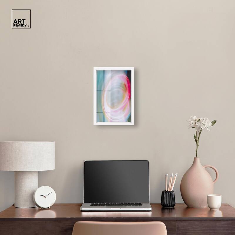 Swirling Light III Shadowbox by Art Remedy