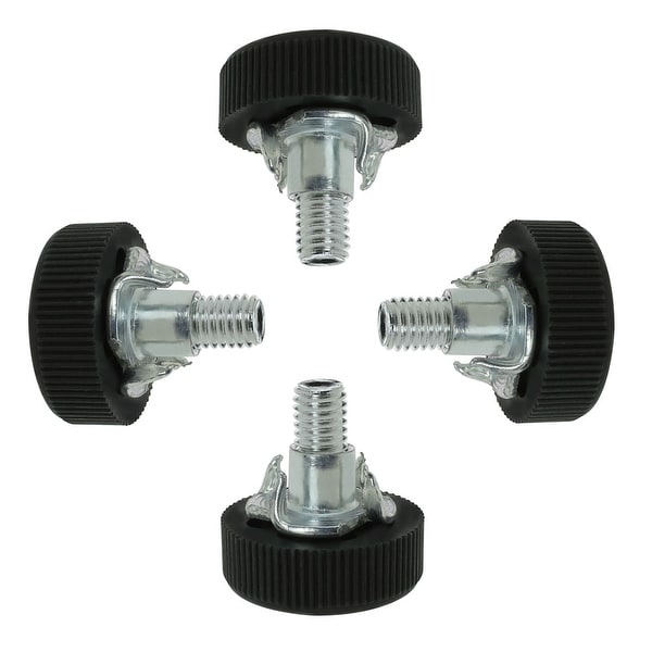 M8 x 20 x 30mm Screw on Furniture Glide Leveling Feet Adjustable Leveler with T-nuts for Table Leg 4pcs