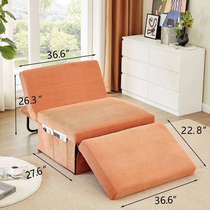 Small Lounge Sofa w/Reclining Backrest,Furniture for Living Room