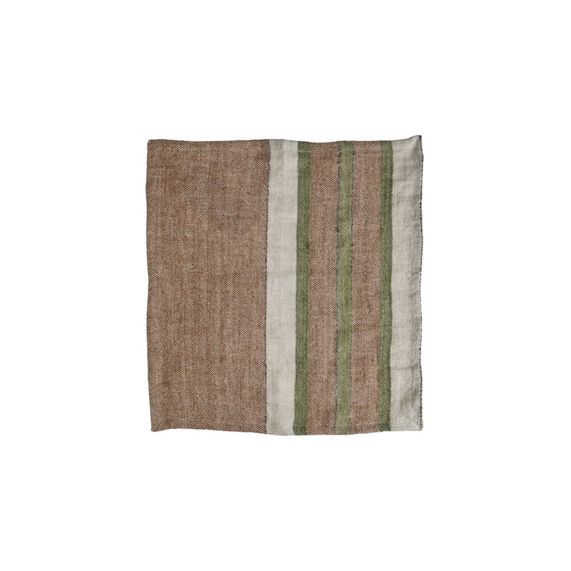 Woven Linen Square Napkin - 15.75" - Brown