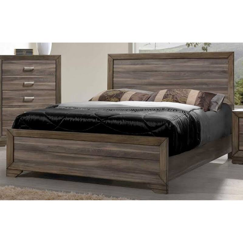 Asheville Driftwood Panel Bed