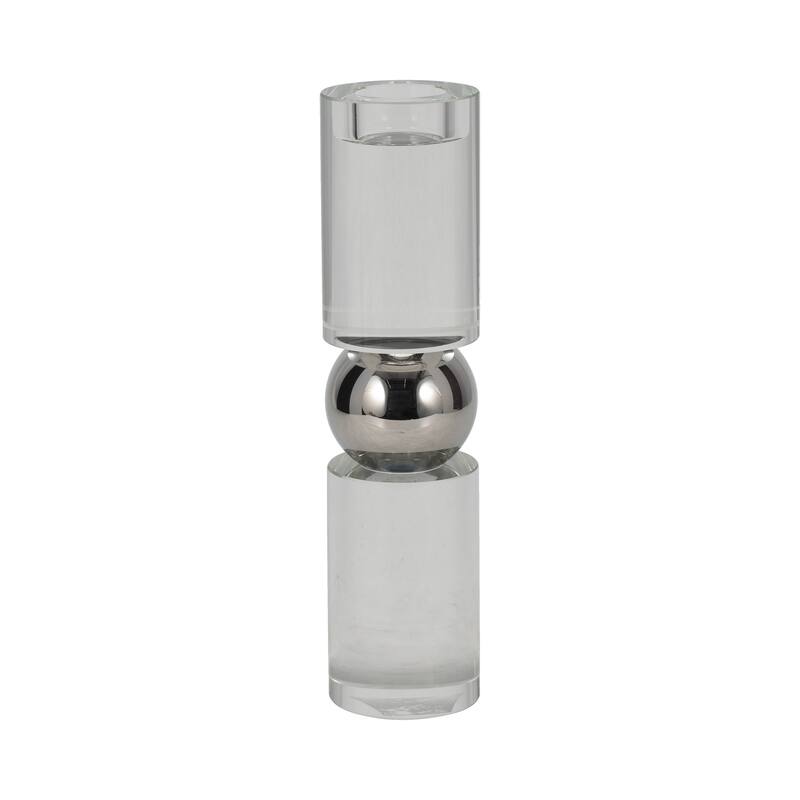 Candle Holder - Crystal Modern Cylinder Taper
