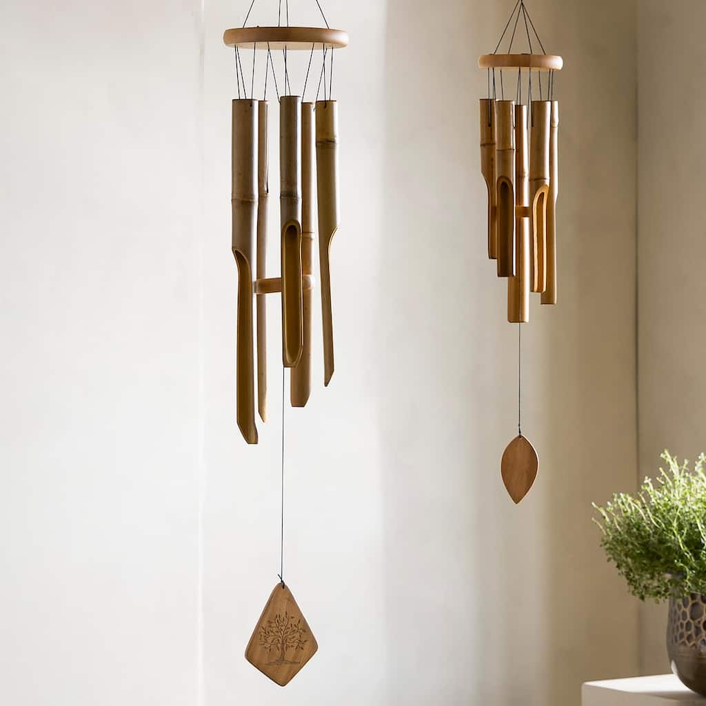 37" Bamboo Windchime, Tree of Life