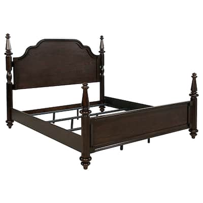 Andover Four Poster Bed Dark Oak