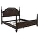 Andover Four Poster Bed Dark Oak