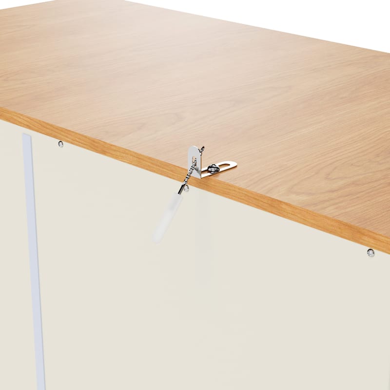Freestanding Kitchen Pantry with 2 Drawers, Storage Cabinet with 8 Door Shelves, Cabinets with 2 Adjustable Shelves