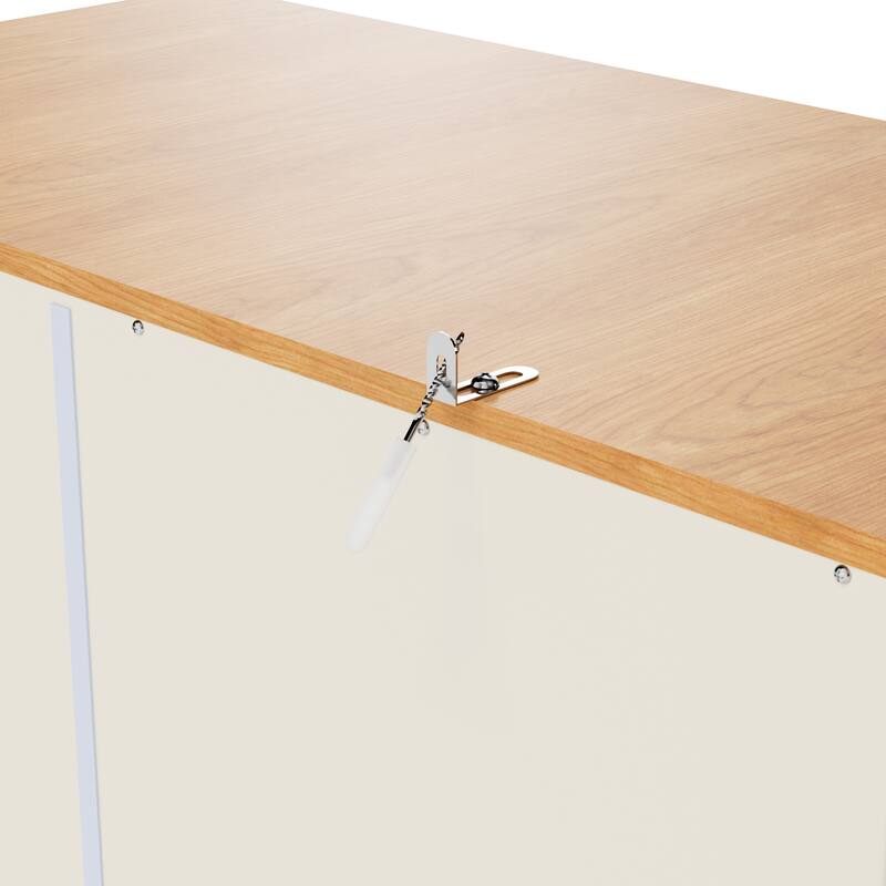 Freestanding Pantry with 2 Drawers, 8 Shelves & Adjustable Spaces for Dining Room Organization
