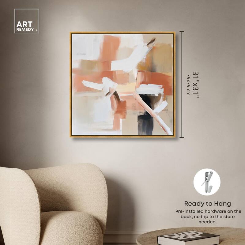 Rose and Rust II Canvas by Art Remedy