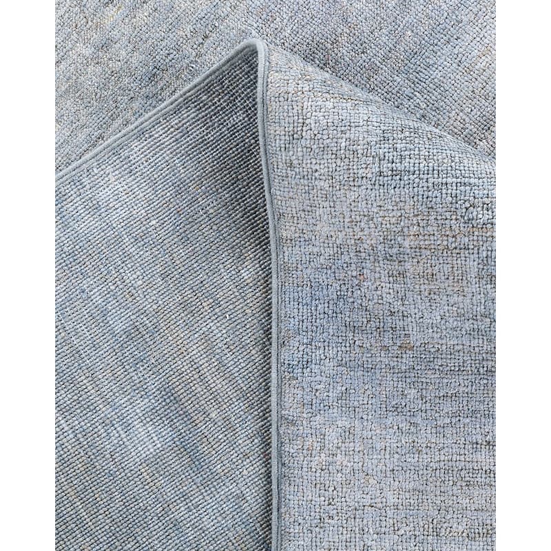 Contemporary Overdyed Wool Hand Knotted Area Rug - 6' 4" x 8' 8"