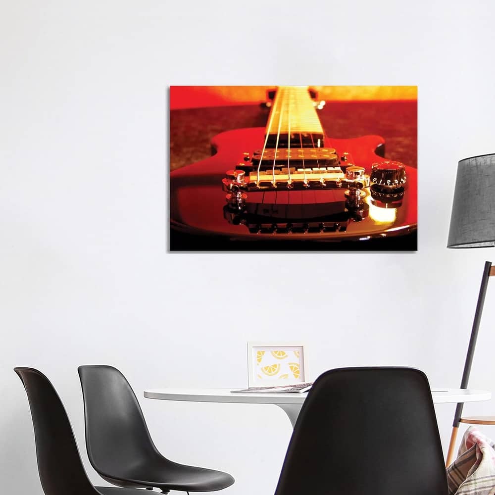 iCanvas "Electric Guitar" by Unknown Artist Canvas Print