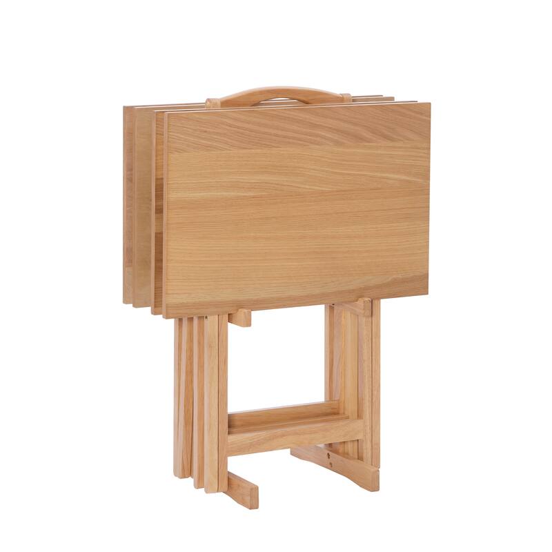 Gerard 4-piece Plank-style Tray Tables