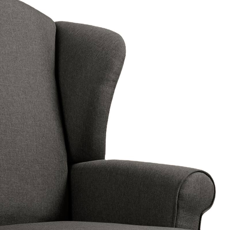 Classic Wingback Accent Chair for Living Room