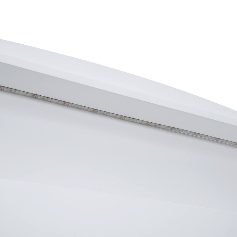 Platform Bed with Storage LED Headboard, Twin Size Trundle and 3 Drawers
