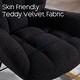 preview thumbnail 21 of 33, HOMYKA Teddy Rocking Chair Nursery Glider Modern Accent Armchair with High Backrest