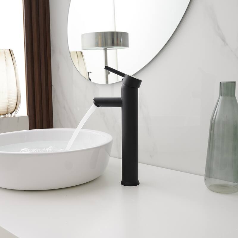 WIZ Single Hole Single Handle Bathroom Vessel Sink Faucet