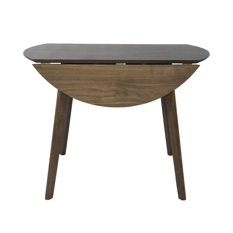 Space Savers Satin Walnut 3 Piece Drop Leaf Set