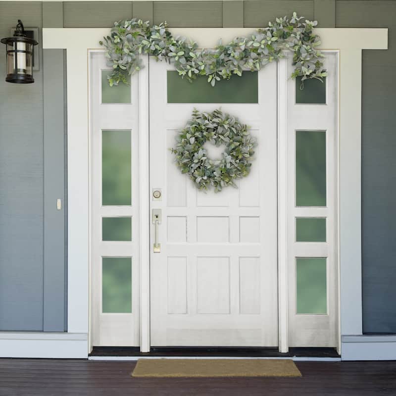 Puleo International 6 ft. x 10" Lambs Ear Garland