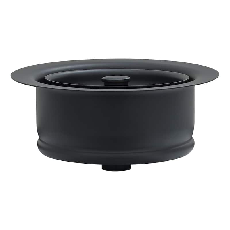 3.5" Deluxe Garbage Disposal Drain w/ Basket - Matte Black - YES