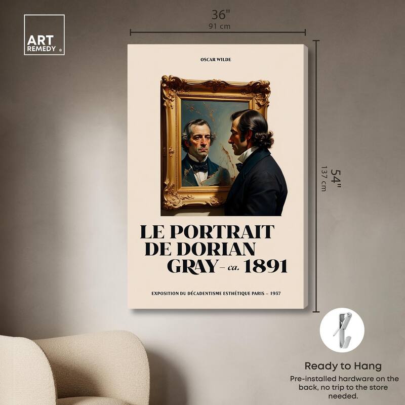 Decadent World of Dorian Gray Canvas by Art Remedy, Gallery Wrapped