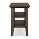 preview thumbnail 41 of 49, WYNDENHALL Normandy 14 inch Wide Solid Wood Transitional Narrow Side Table - 14 Inches wide