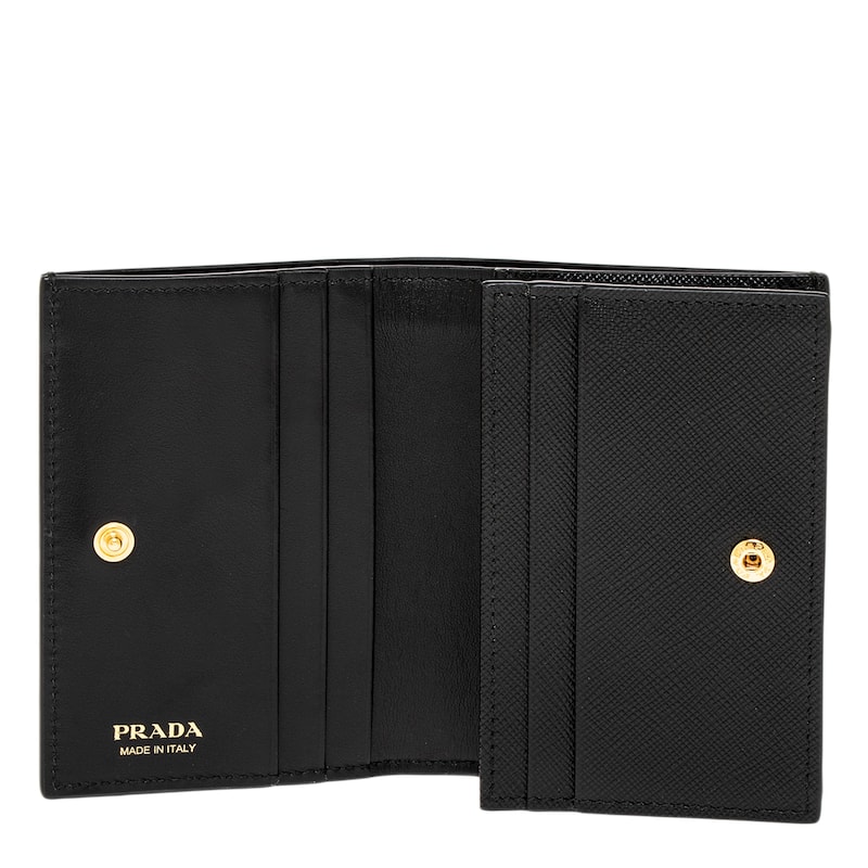 Prada Small Printed Saffiano Leather Wallet