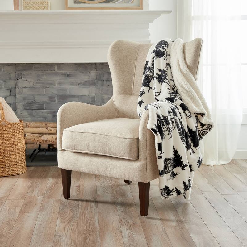 Luxurious Velvet Plush Fleece Reversible Sherpa Throw