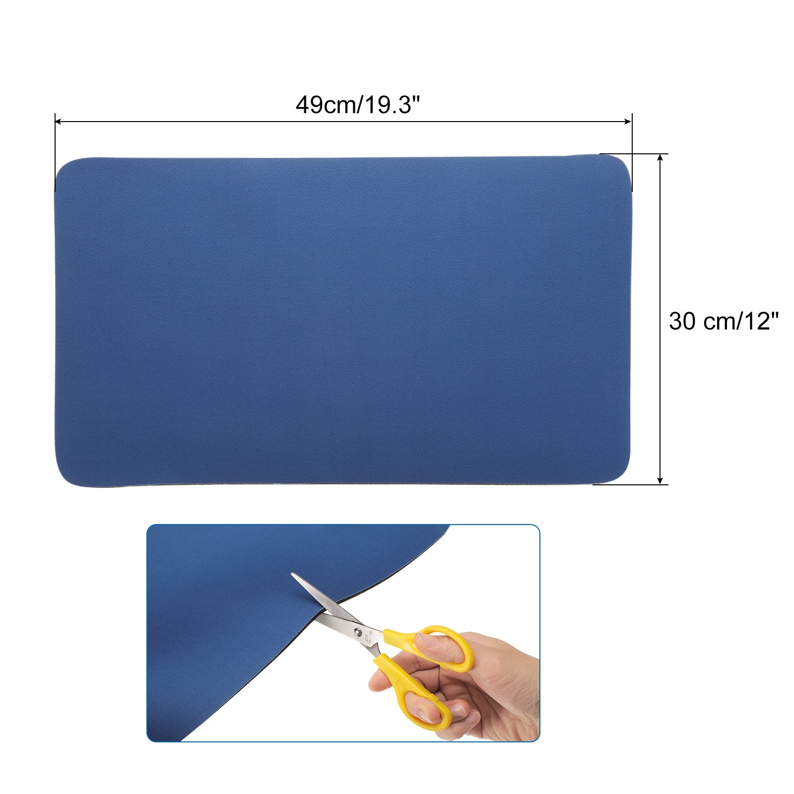 Coffee Mat 23" x 16" Dish Drying Mat with Rubber Backed Absorbent Dark Grey