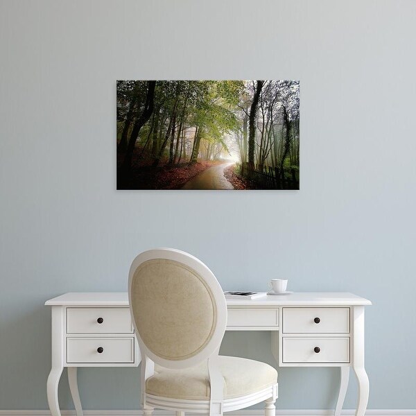 Easy Art Prints Adelino Gonçalves's 'The Fence' Premium Canvas Art
