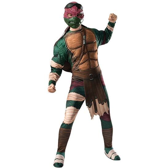 Shop Tmnt Raphael Costume Adult Standard Green Free Shipping Today Overstock 17273084