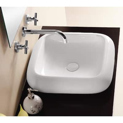 Nameeks Caracalla 19-1/11" Ceramic Vessel Bathroom Sink