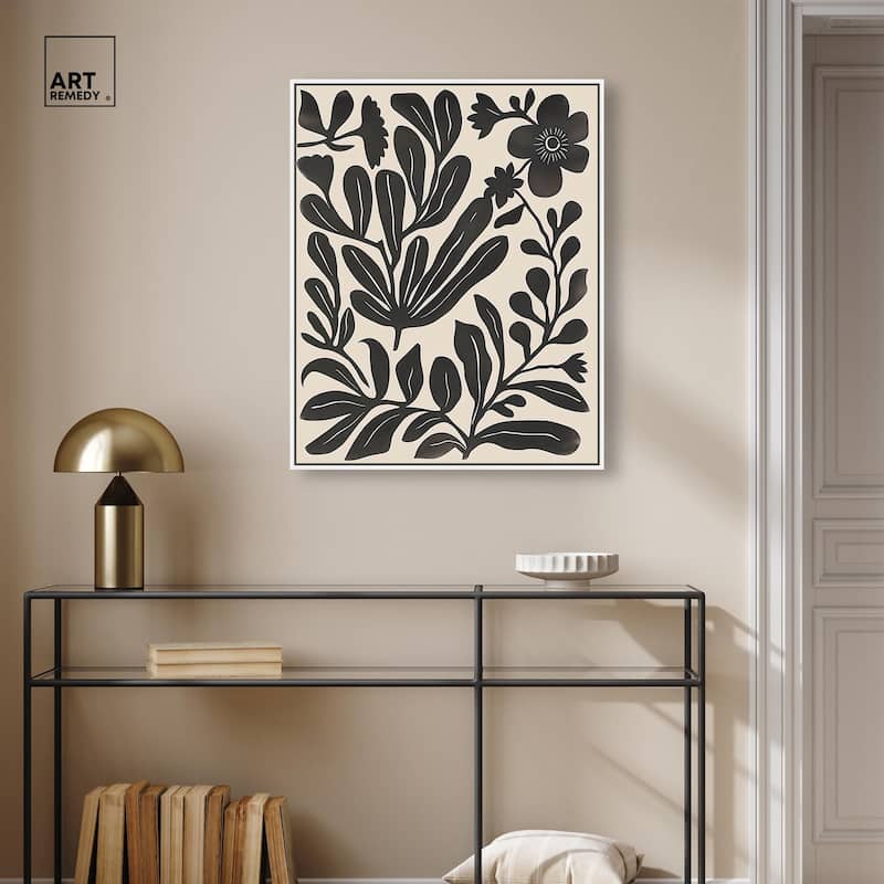 Ebony Eden Essence II Canvas by Art Remedy