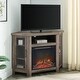 preview thumbnail 1 of 15, Middlebrook 48-inch Corner Fireplace TV Stand