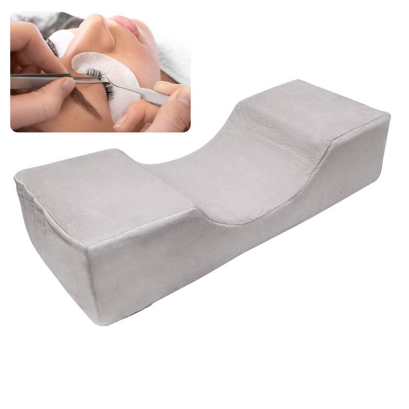 Eyelash Extension Pillow U-Shape Memory Foam with Velvet Pillowcase