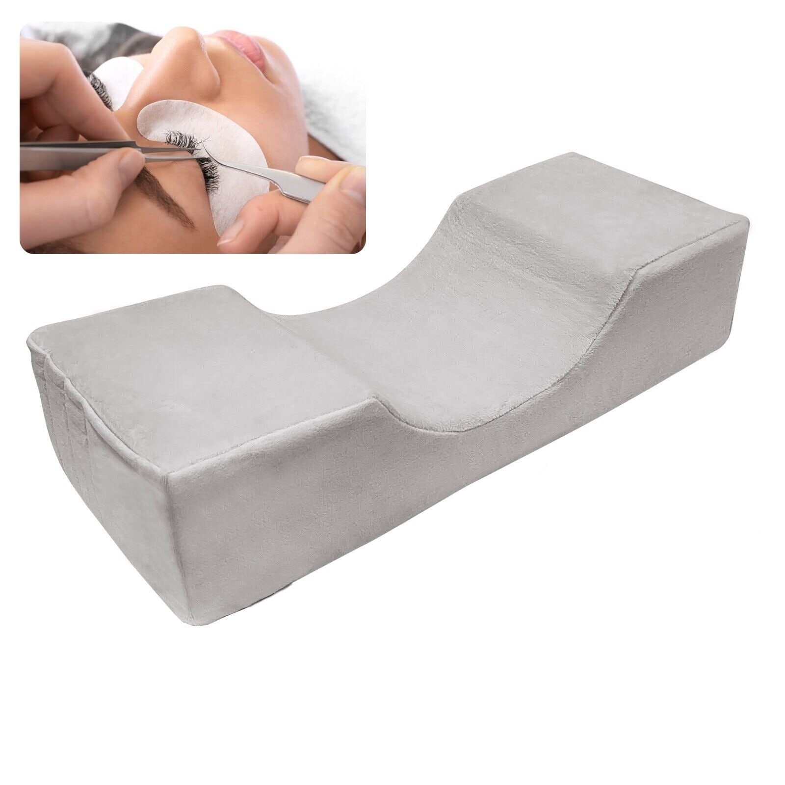 Eyelash Extension Pillow U Shape Memory Foam with Velvet Pillowcase On Sale Bed Bath Beyond 36559392