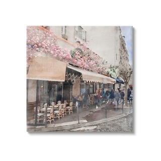 Stupell Parisian City Street Canvas Wall Art Design by LSR Design Studio