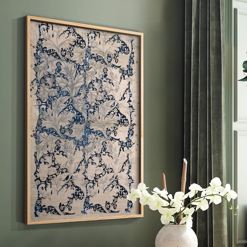 Vintage Abstract Print CXIV -Framed Print