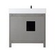 preview thumbnail 9 of 177, Altair Hadiya Bathroom Vanity with Composite Stone Countertop without Mirror
