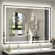 preview thumbnail 26 of 61, LED Bathroom Vanity Mirror Wall Mounted with Double Light Strip, 3-Color Dimmable, Anti-Fog, HD Tempered Glass, UL-Listed, ETL