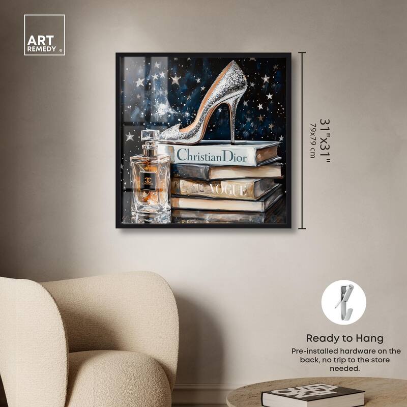 Sparkling Stars Heel Shadowbox by Art Remedy