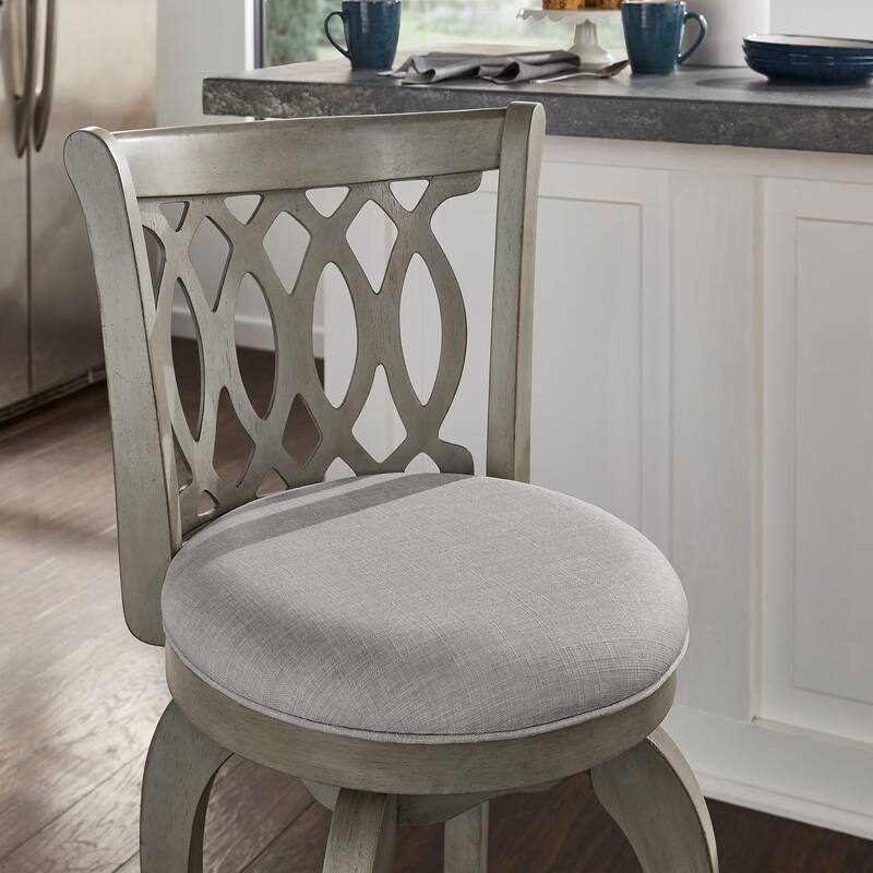 Verona Swivel 24-inch Counter Height Stool by iNSPIRE Q Classic